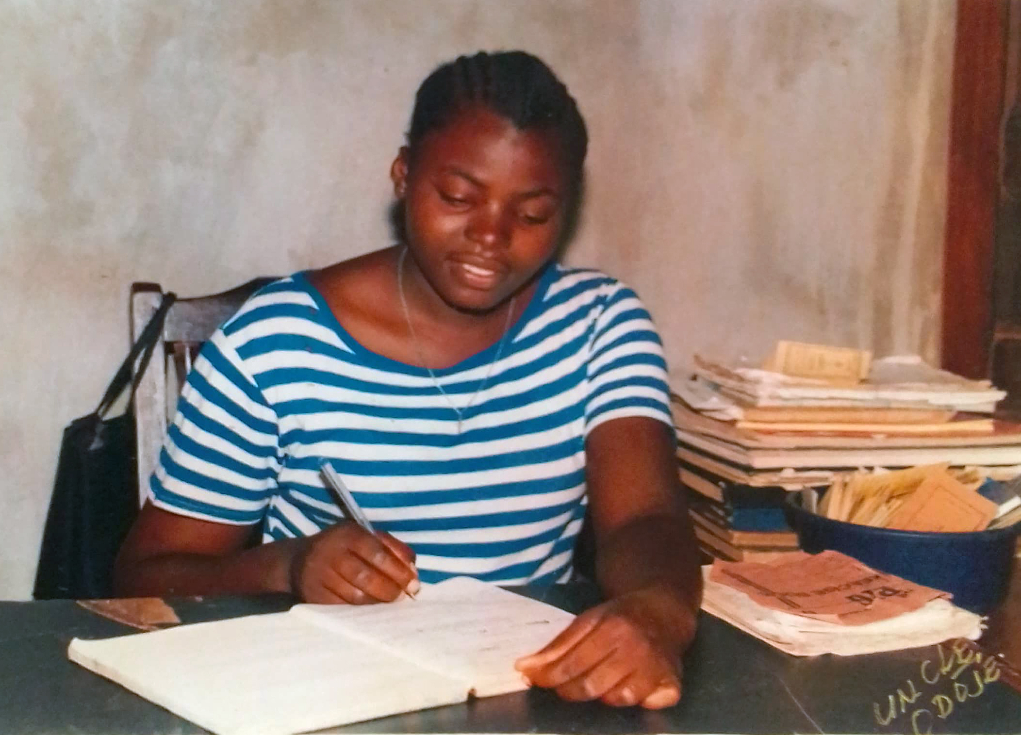 Sister Gloria Adago as a young student