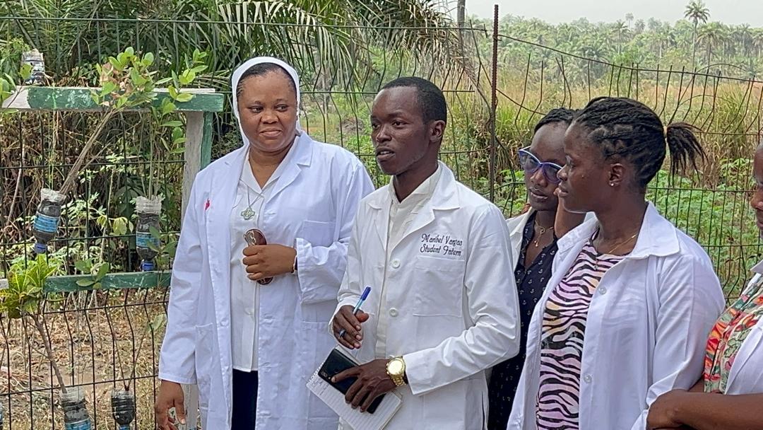 Sister Meg Umoh teaches environmental health. 