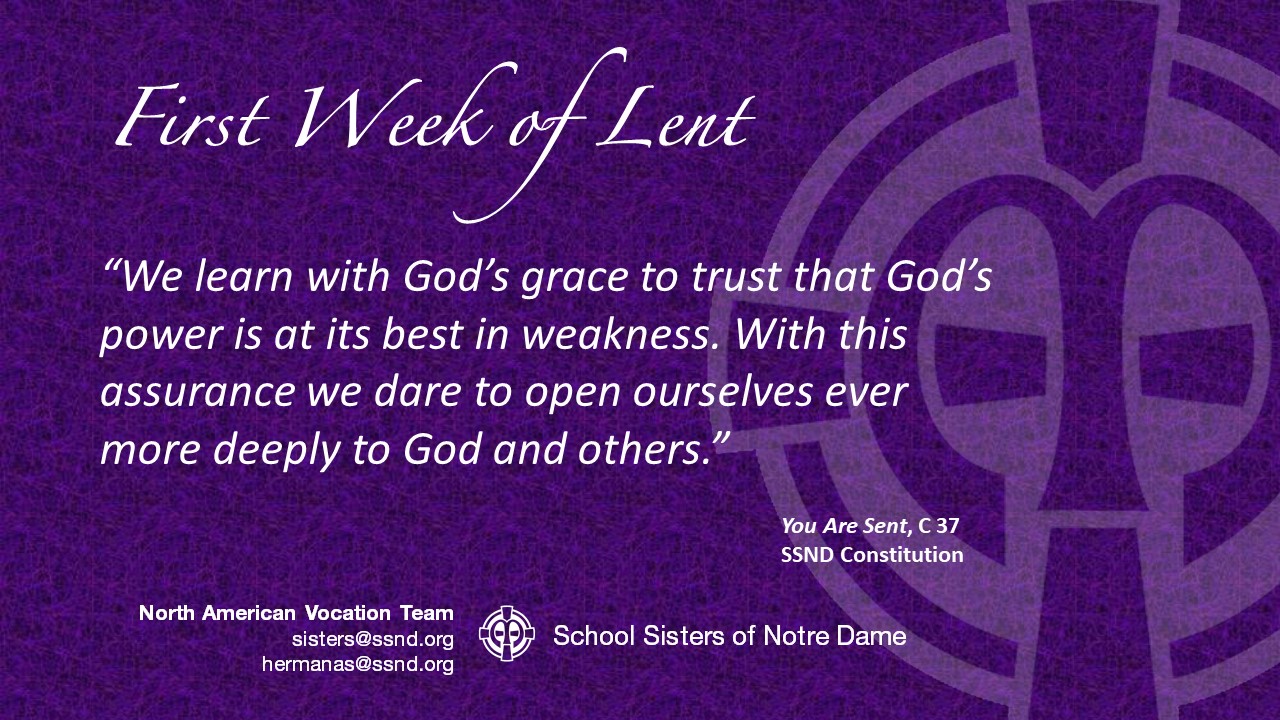 First week of lent