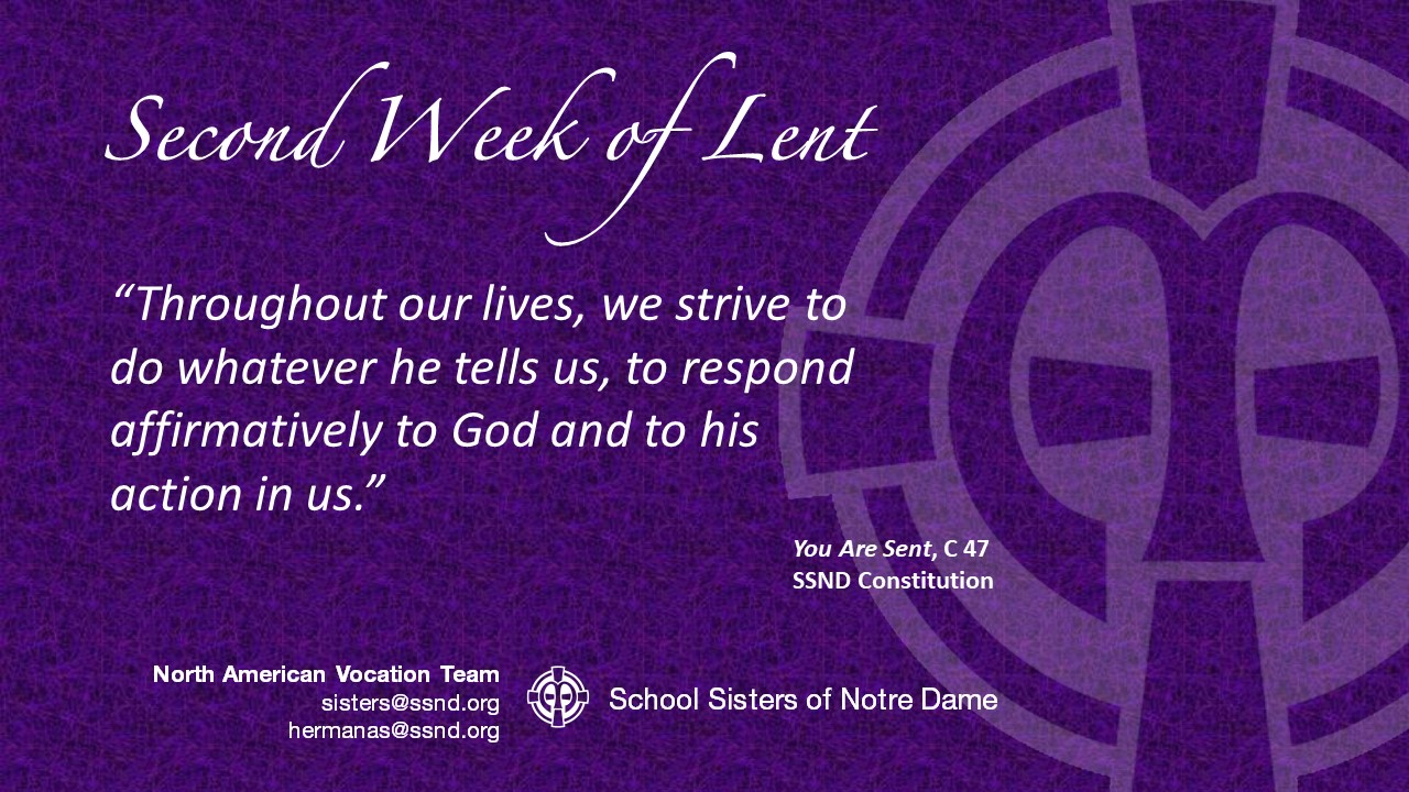 Second week of lent