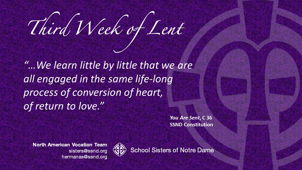 Third week of lent