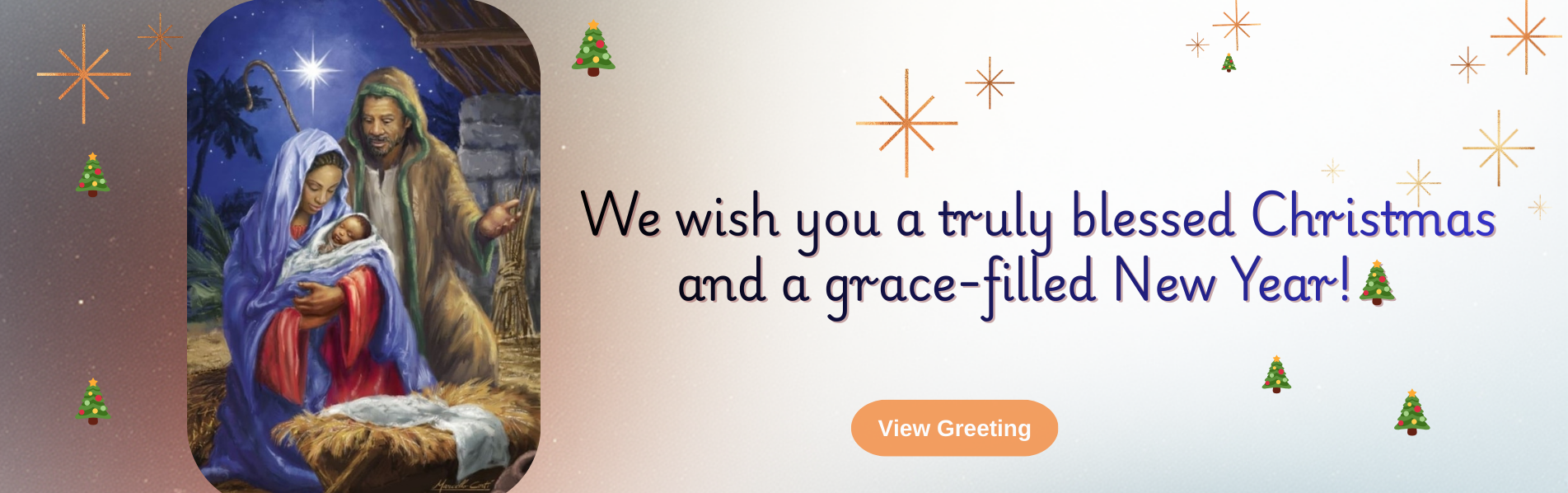 Christmas 2025: We wish you a truly blessed Christmas and a grace-filled New Year!!